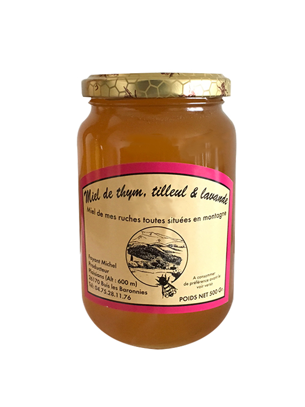 Miel à l'huile essentielle de thym à thujanol 240g - Miels & produits de la  ruche - Acheter sur Le Pressoir des Gourmands