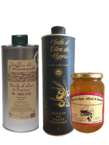 coffret cadeau huile d'olive