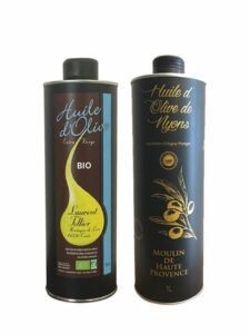 coffret huiles d'olive bio France