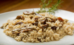 Recette e risotto aux champignons