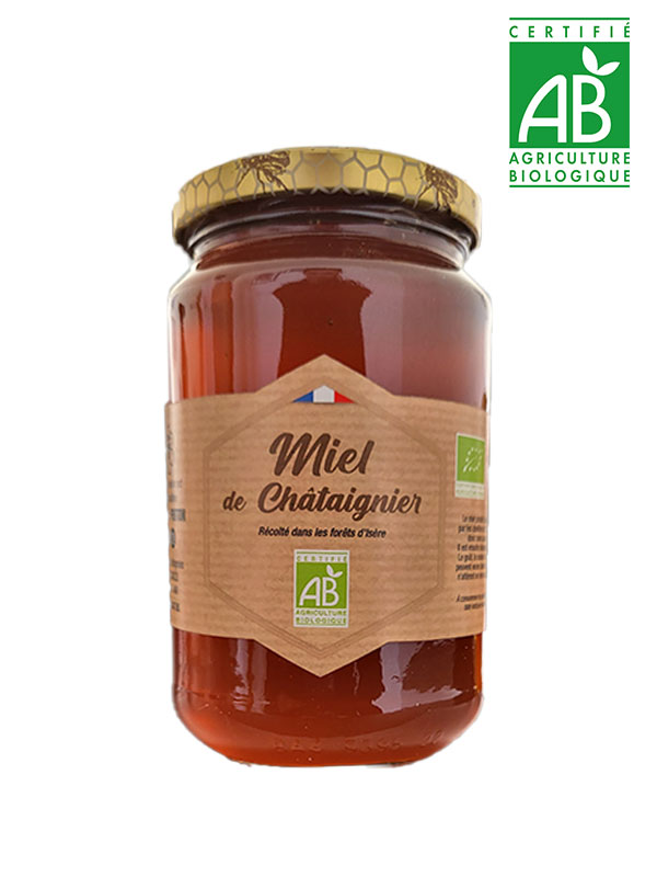 Miel de châtaignier BIO 500g - Provence - France