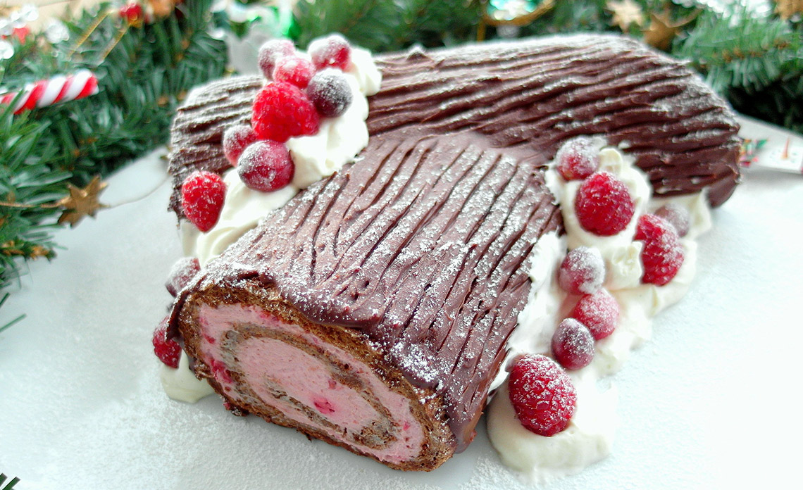 recette buche de Noël à l'huile d'olive