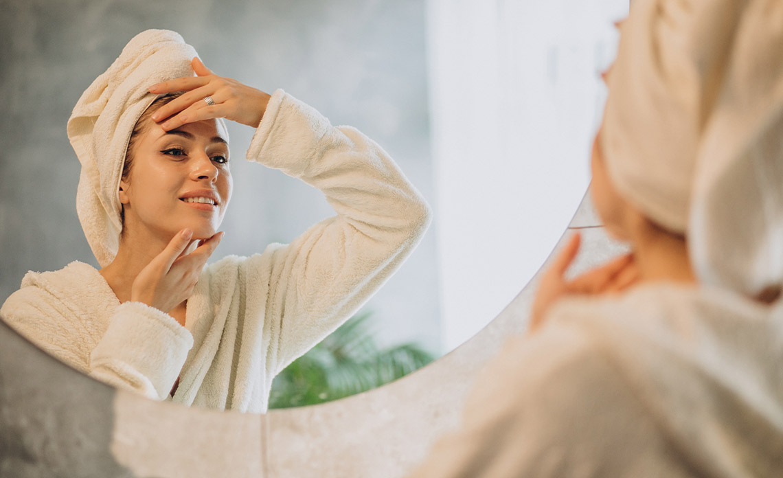 routine soin visage à l'huile d'olive