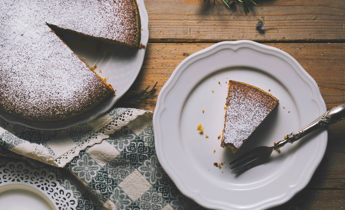 recette de gâteau à l'huile d'olive et au miel