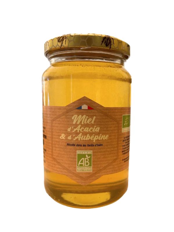 miel d'acacia et aubépine