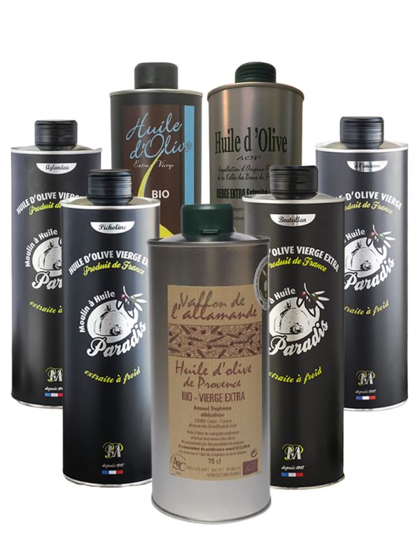 pack découverte huile d'olive de france