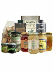 pack découverte huile d'olive miels tapenades