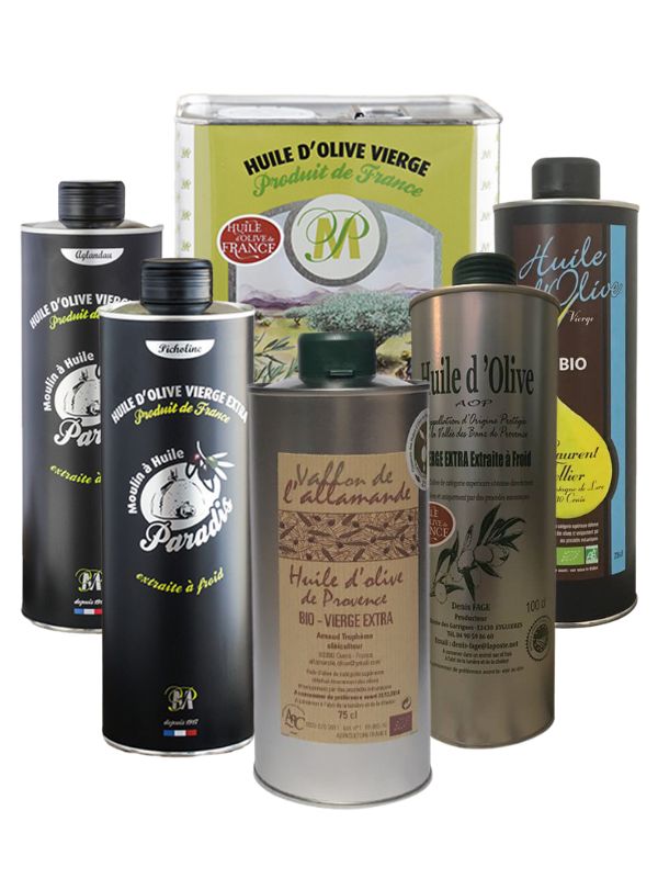 pack découverte huiles d'olive de france